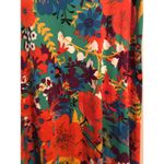 LuLaRoe floral maxi skirt Large L high waist bright stretchy Photo 2