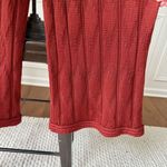 Missoni M  Rust Red Orange Crochet-Knit Wide-Leg Pants $1,000 40 S Photo 3
