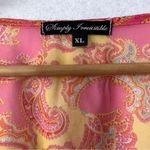 Simply Irresistible women’s flowy Y2K babydoll floral paisley blouse size XL Pink Photo 8