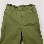 Madewell Olive Poplin Canvas High Rise Ankle Pant 4 Photo 1