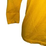 The Limited  Mustard Yellow 3/4 Sleeve V Neck Beaded Trim Cardigan XS Photo 4