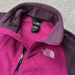 The North Face Pink and Purple Fleece Jacket Photo 1