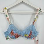 Free People ‎ x We Are Hah After Hours Bra Sz 30-38B Kyoto Kimono French Blue New Photo 4