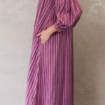 11.11 Eleven Eleven Mangala Striped Dress Pinkwood Purple Sz S Pink Photo 1