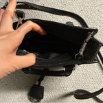 Michael Kors Metallic Center Stripe Dillon Mini Top Zip Crossbody EUC Photo 4