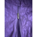 Lululemon Purple Floral Zip Long Sleeve Shirt Top Sz 8 Photo 5