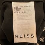 Reiss  Yvette floral lace appliqué bell sleeve dress 10 black and white tea party Photo 5