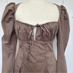 House Of CB  Carlina Mocha Mini Dress Photo 2