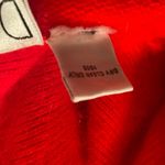 Rafaella Angora Rabbit Hair Lambswool Nylon Open Front Sweater Red Photo 11