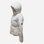 Zyia Active White Aspen Puffer Jacket Women’s Medium with Removable Hood Photo 2
