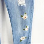 Chelsea and Violet 100% Cotton Floral Ripped Distressed Embroidered Jeans Size 28 Photo 5