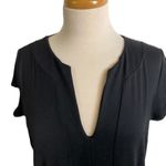 Susana Monaco #511   Black Stretch Blouse Photo 3