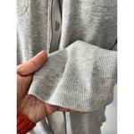Laura Scott Medium Cotton Gray Mock Neck Zipper Pull On Sweater w/pockets Photo 5