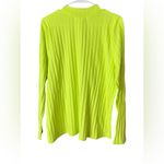 Full Circle Trends Yellow Ribbed Long Sleeve Hoodie Photo 1