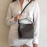 AOTA Black Vegan Leather Hobo Bag Photo 1