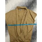 ZARA  Surplice Plunging Wrap Beige Bodysuit Blouse Size Medium Casual Business Photo 8