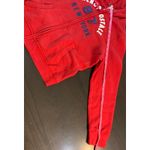 Aeropostale Red Zip Up Hoodie 87 New York Graphic Size XL RUNS SMALL SEE PHOTOS Photo 11