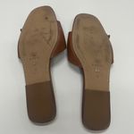 Birdies Putyin brown leather buckle one strap sandals. Size 9 Photo 3