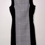 H&M houndstooth color block sleeveless sheath dress size 6 Photo 0