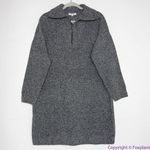 Madewell NEW Ribbed Half-Zip Sweater Dress, L Photo 16