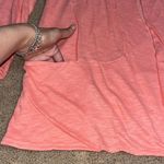 J. Jill Lightweight Open Slub Knit Cardigan Linen Cotton Blend Grapefruit XL Orange Photo 3