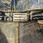 Palmettos acid wash high waisted denim jean mom shorts size 7 vintage Blue Photo 3