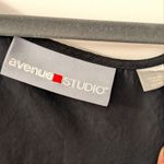 Avenue Plus 22/24 3X Black Satin Jeweled Tank Top Shirt Cami Blouse Career Work‎ Photo 1