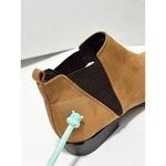 Primark Boots Slip On Faux Suede Pointed Toe Low Heeled Ankle Booties Tan 9 Photo 11