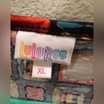 LuLaRoe  Red Abstract Designed Dress Photo 3