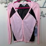 Jennifer Lopez ❤️ lightweight peach and black cardigan Small NWT CLEARANCE Photo 0