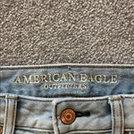American Eagle Outfitters Light Blue Distressed Mini Skirt Photo 1