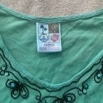 India Boutique dress womens one size purple green blue swim cover light sequin Size M Photo 2