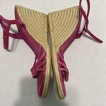Banana Republic Summer pink Suede Strappy Espadrilles Wedges in size 8. Photo 3