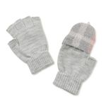 Holiday Time Women's Winter Stylish Pink Gray Plaid Hat and Gloves Set, 2-Piece Photo 1
