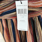 BCBGeneration Multicolored Striped Spaghetti Strap Dress V Neck New Sz 4 Photo 7