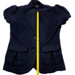 BCBGMAXAZRIA Wool Button Up Shirt XS Preppy Dark Academia Professor Classiccore Photo 1