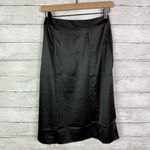 Universal Standard  Satin Swing Skirt Black Size 00 Photo 1