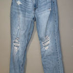 Aeropostale Light wash High rise Distressed Mom Jeans size 4 #719 Photo 0