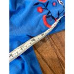 Westport  blue embroidered sleeve blouse xs Photo 8
