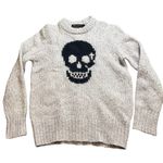 Skull Cashmere  Madonna Skull Knit Sweater in Lilac/Navy Size Womens XS‎ Photo 1