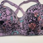 Torrid Dream Wire Free Lightly Lined Everyday Bra Size 44DD Purple Skull Rose Photo 3