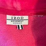 IZOD  Movement Velour Hoody Jacket Pink Photo 3