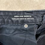 Universal Threads Universal Thread High Rise Shortie Women Black Jean Shorts Size 10/30R Photo 6