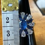 Natural Kyanite Sterling Silver Cocktail Ring Size 7 Photo 6