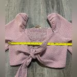 WAYF Digby tie front crop top Photo 7