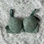 Leonisa  Women’s padded push up bra green & Ivory size 34 B Photo 1