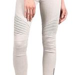 VICI Olivia Light Gray Moto Leggings Photo 2