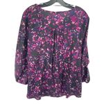 Larry Levine  Womens Shirt Top Blouse Size 1X Multicolor Photo 1