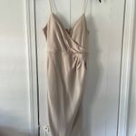 BHLDN  Anthropologie Freya Satin Charmeuse Dress In Champagne Photo 3