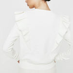 AG Adriano Goldschmied NWT AG Abott Sweatshirt RUCHED SHOULDER SWEATSHIRT Photo 2